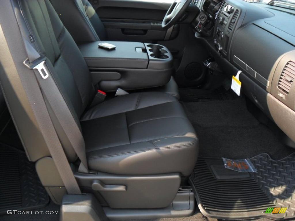 2011 Silverado 1500 LT Extended Cab - Sheer Silver Metallic / Ebony photo #19