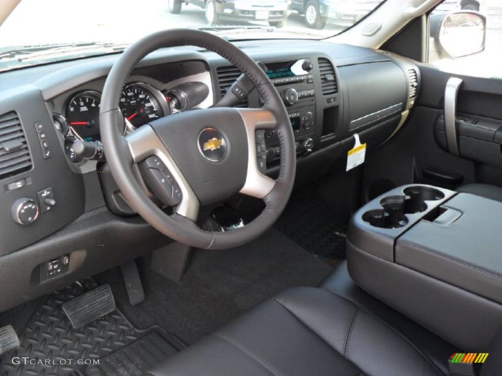 2011 Silverado 1500 LT Extended Cab - Sheer Silver Metallic / Ebony photo #25