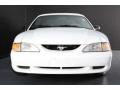 1994 Crystal White Ford Mustang V6 Convertible  photo #3