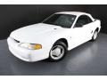 1994 Crystal White Ford Mustang V6 Convertible  photo #22