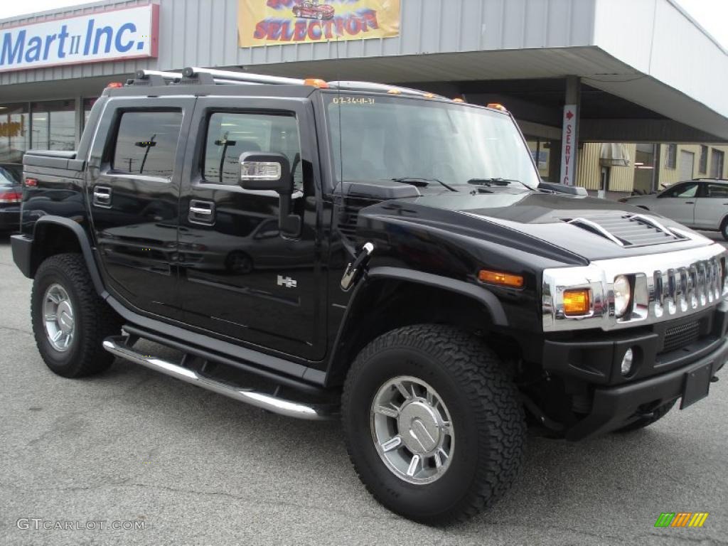 2007 H2 SUT - Black / Ebony Black photo #1