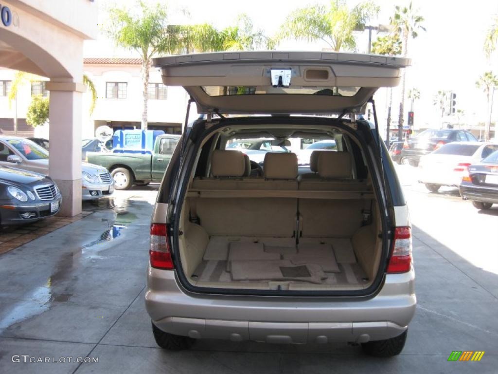 2003 ML 350 4Matic - Desert Silver Metallic / Java photo #5