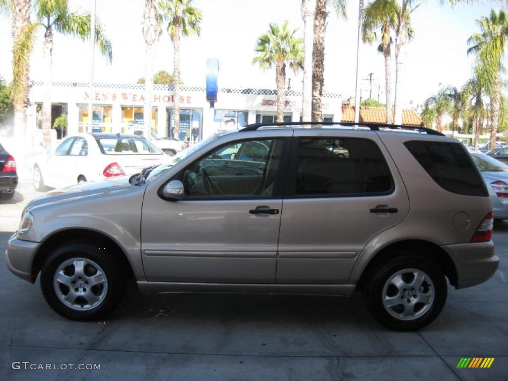 2003 ML 350 4Matic - Desert Silver Metallic / Java photo #8