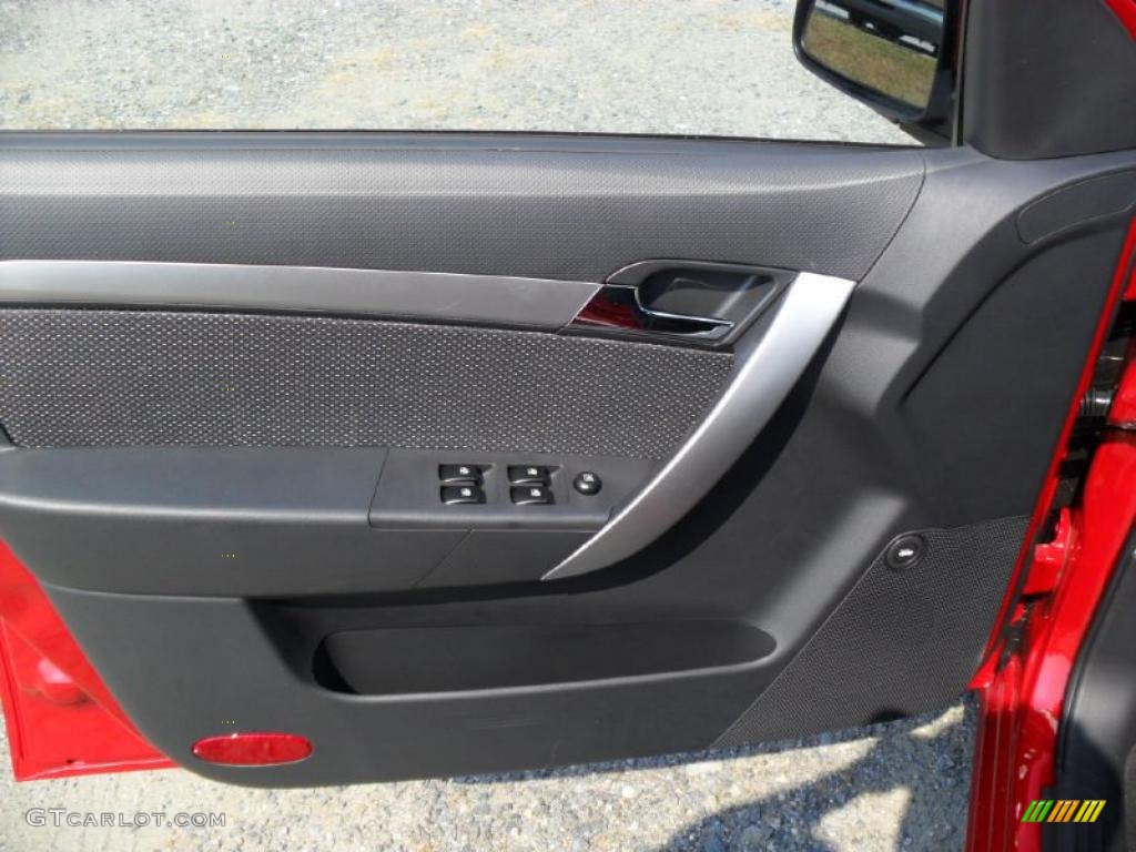 2010 Aveo LT Sedan - Sport Red / Charcoal photo #9