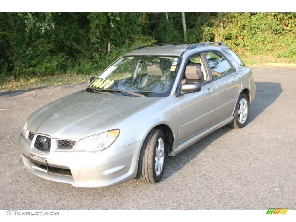 2006 Impreza 2.5i Wagon - Crystal Gray Metallic / Anthracite Black photo #1