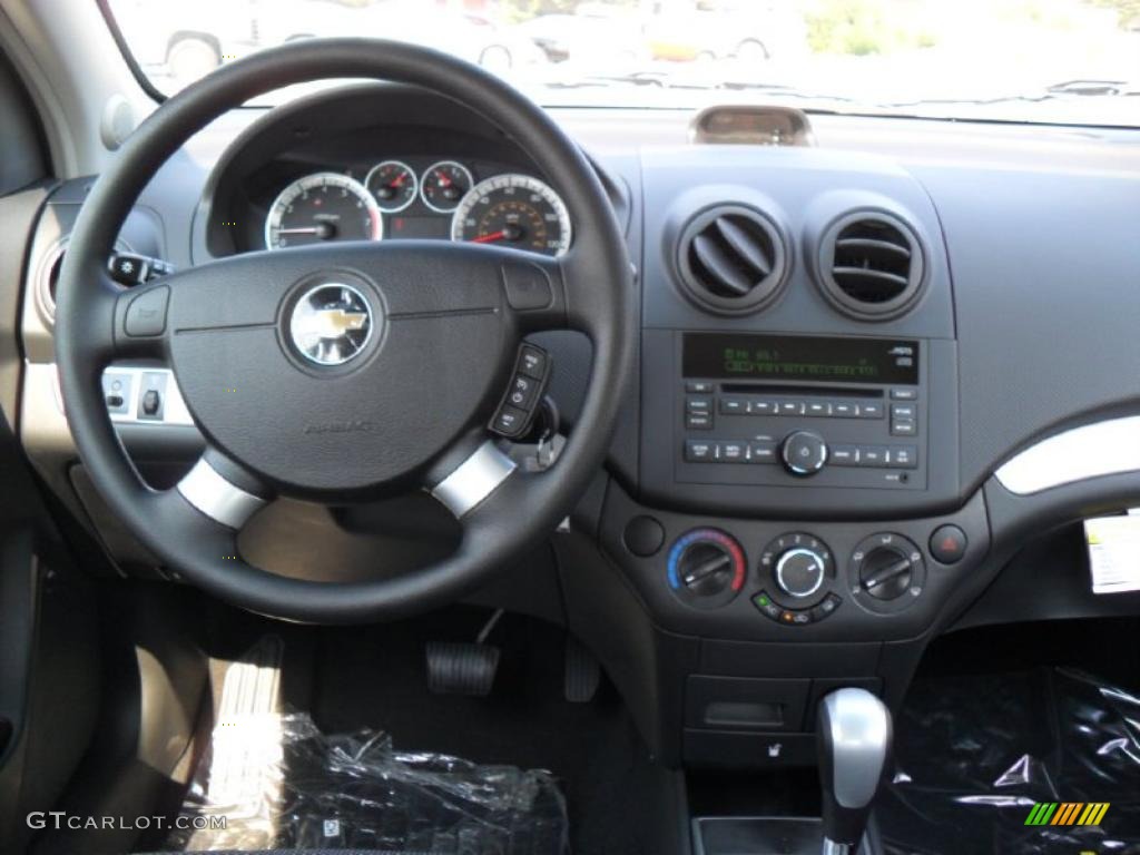 2010 Aveo LT Sedan - Sport Red / Charcoal photo #15
