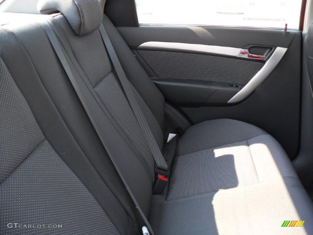 2010 Aveo LT Sedan - Sport Red / Charcoal photo #18