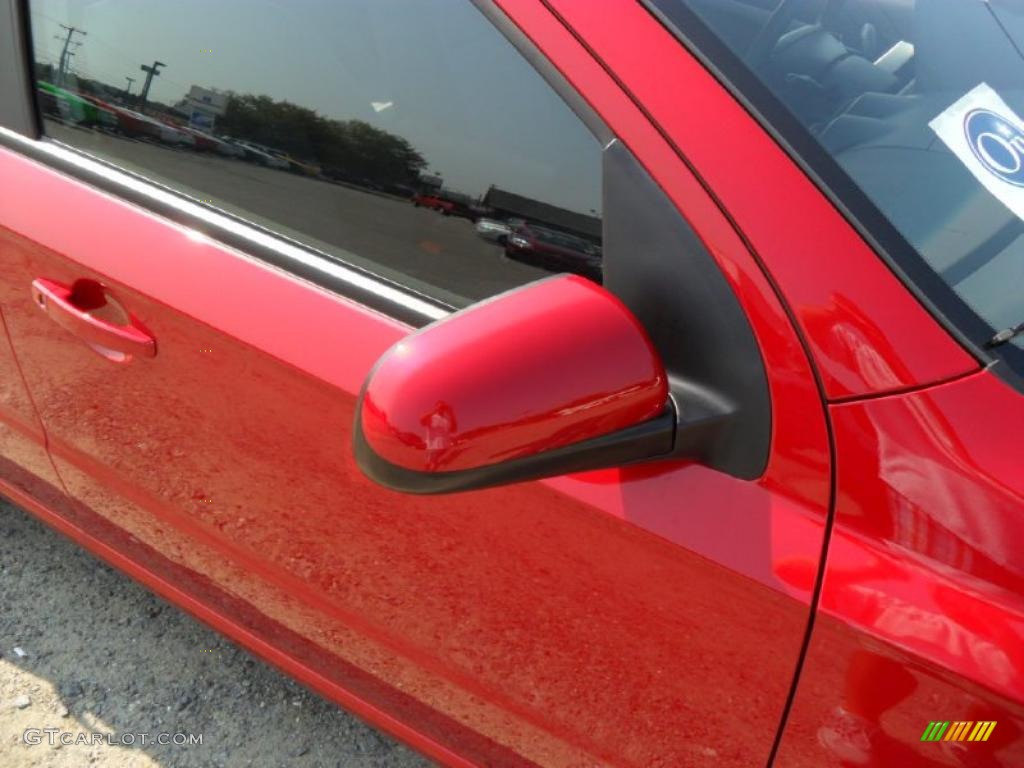 2010 Aveo LT Sedan - Sport Red / Charcoal photo #22