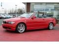 2005 Electric Red BMW 3 Series 330i Convertible  photo #16