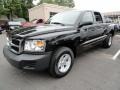 2008 Brilliant Black Dodge Dakota SXT Crew Cab 4x4  photo #1