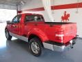 2005 Bright Red Ford F150 XLT Regular Cab 4x4  photo #2