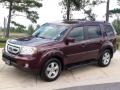 2009 Dark Cherry Pearl Honda Pilot EX  photo #13