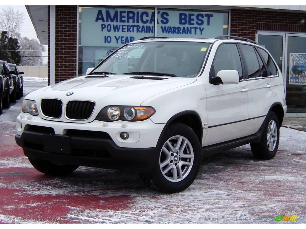 Alpine White BMW X5