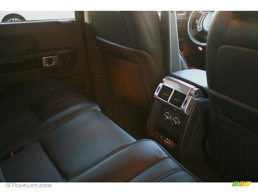 2008 Range Rover V8 Supercharged - Java Black Pearlescent / Jet Black photo #23