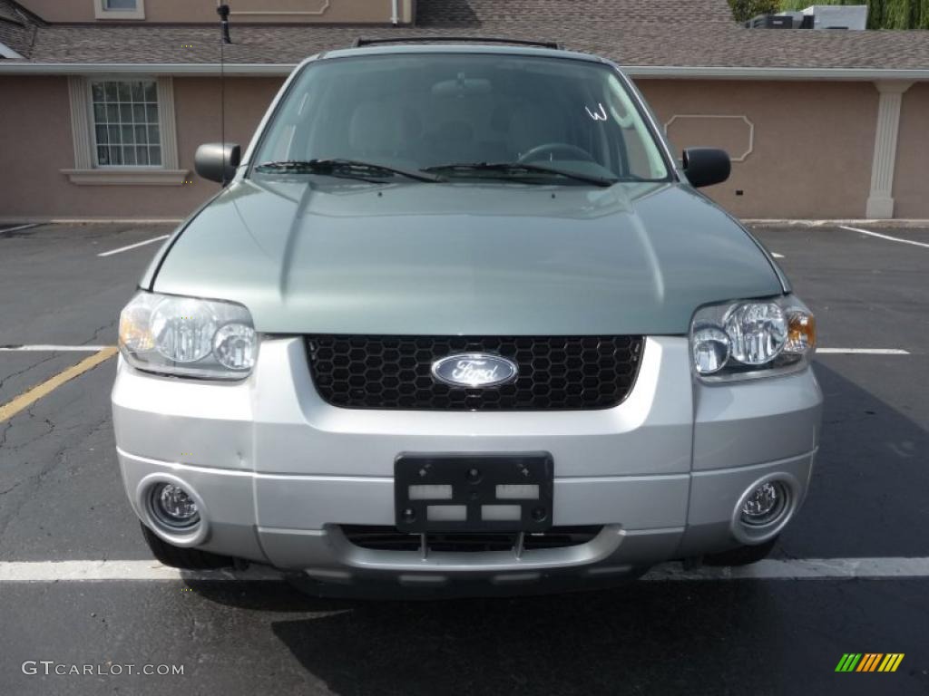 2006 Escape Hybrid 4WD - Titanium Green Metallic / Medium/Dark Flint photo #7