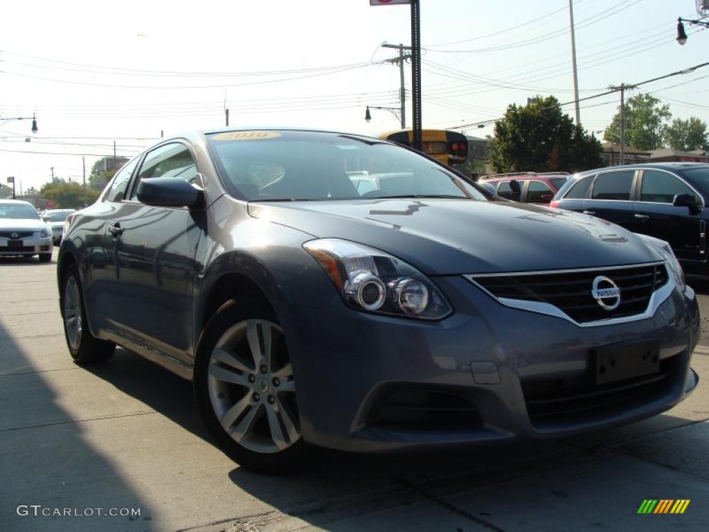 2010 Altima 2.5 S Coupe - Ocean Gray / Charcoal photo #1