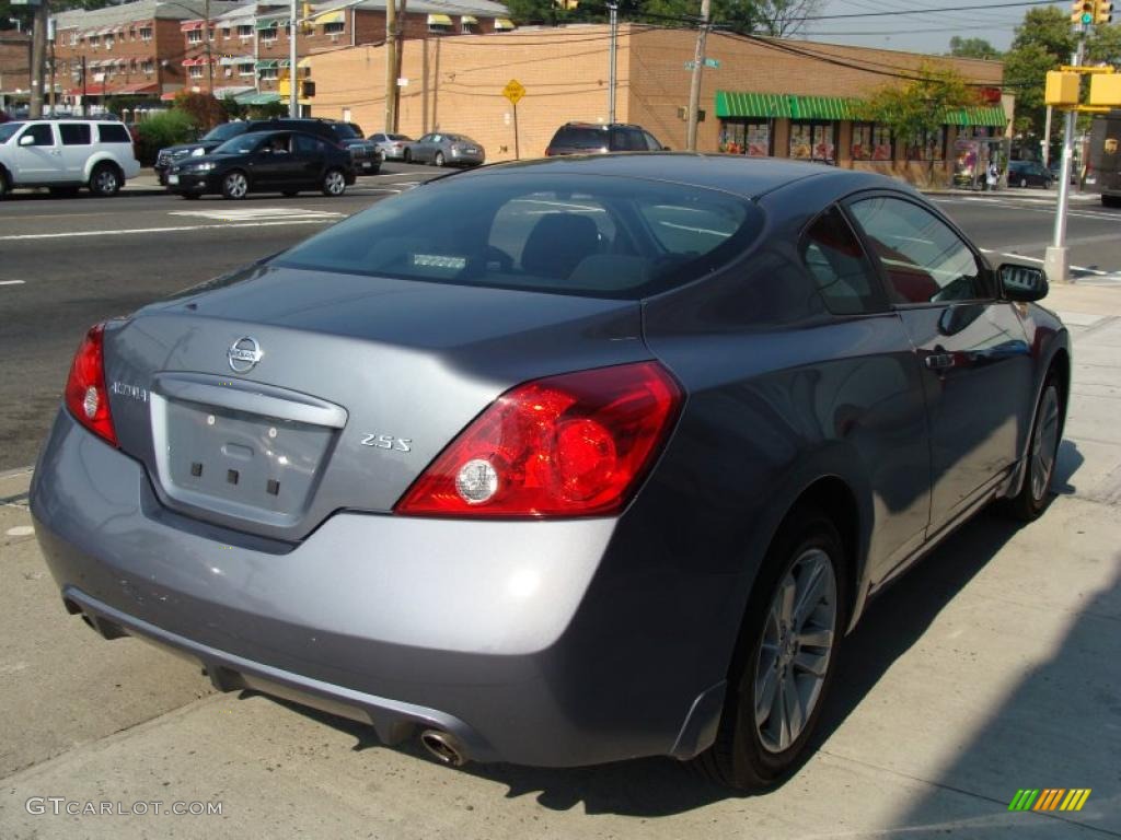 2010 Altima 2.5 S Coupe - Ocean Gray / Charcoal photo #4