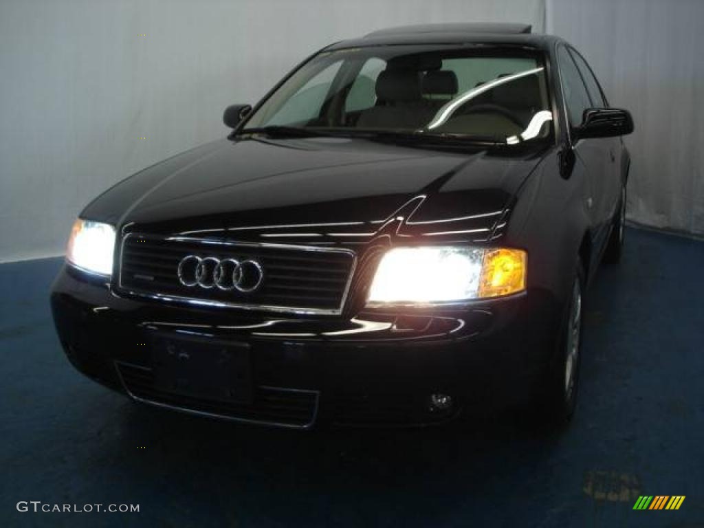 2002 A6 3.0 quattro Sedan - Brilliant Black / Beige photo #32