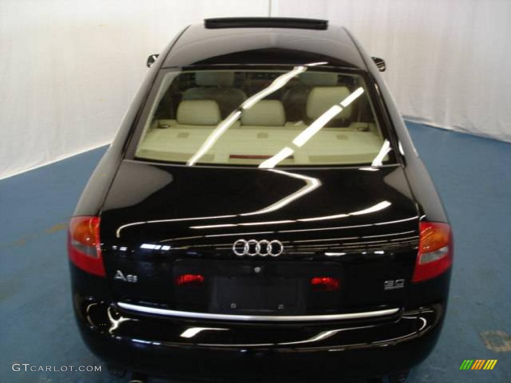 2002 A6 3.0 quattro Sedan - Brilliant Black / Beige photo #33