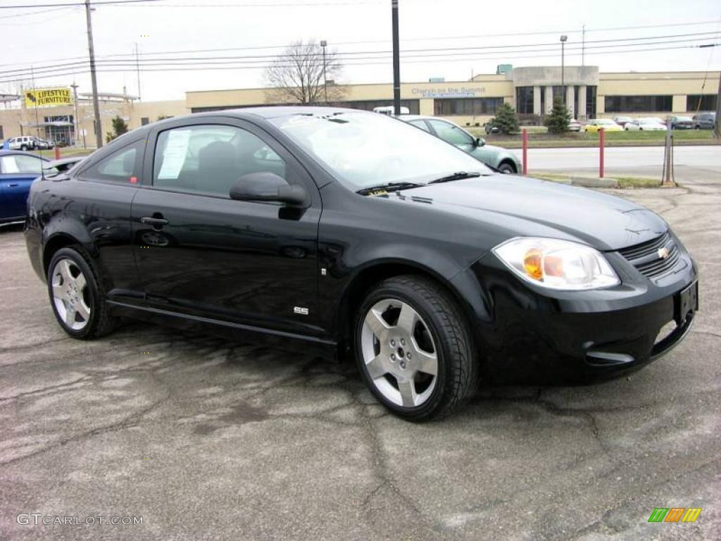 2007 Cobalt SS Coupe - Black / Ebony photo #3