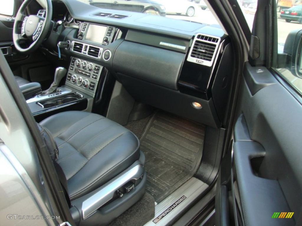 2008 Range Rover V8 Supercharged - Stornoway Grey Metallic / Jet Black photo #19
