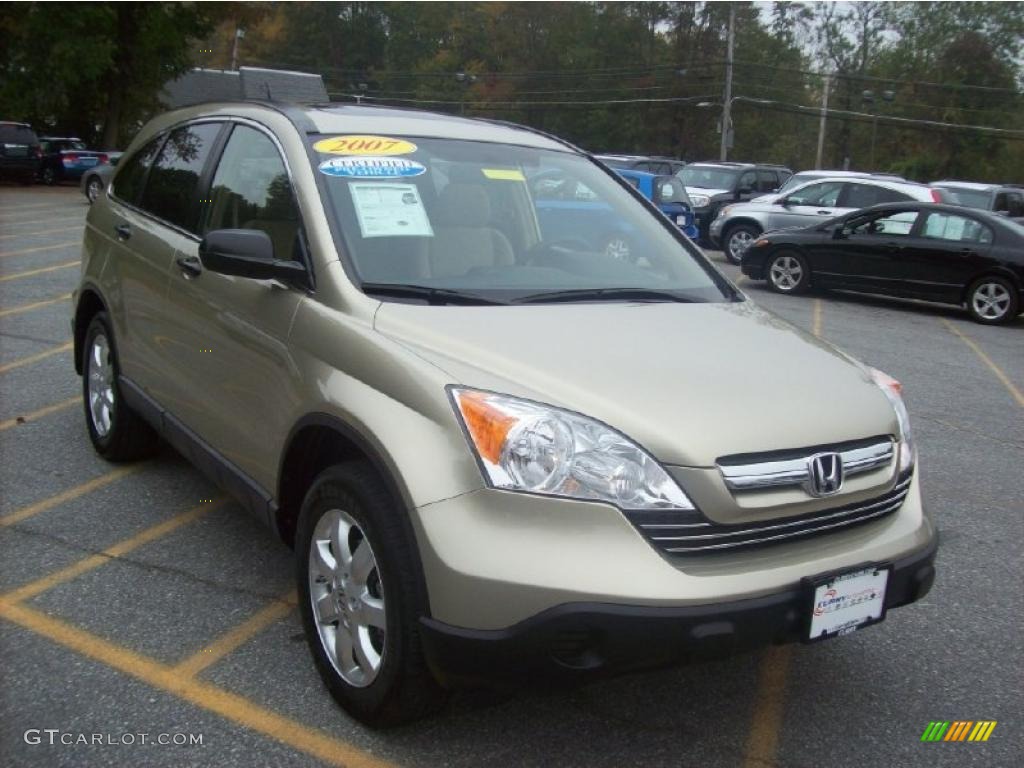 2007 CR-V EX 4WD - Borrego Beige Metallic / Ivory photo #1