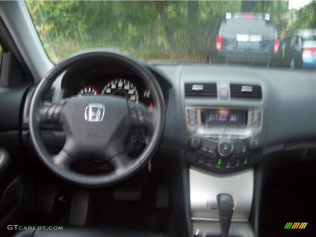 2007 Accord EX-L Sedan - Alabaster Silver Metallic / Black photo #5