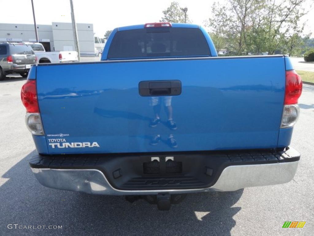 2007 Tundra SR5 TRD Double Cab - Blue Streak Metallic / Black photo #4