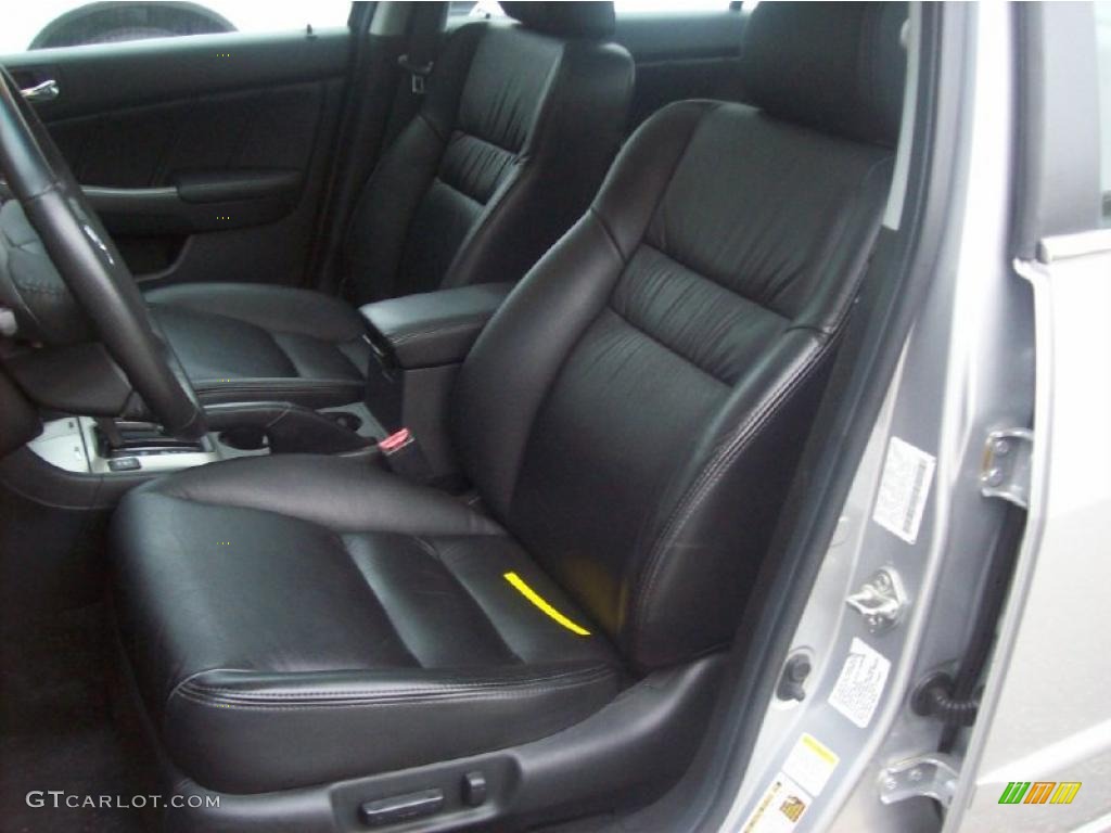 2007 Accord EX-L Sedan - Alabaster Silver Metallic / Black photo #6