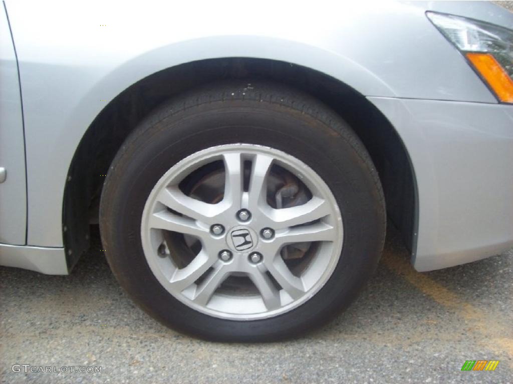 2007 Accord EX-L Sedan - Alabaster Silver Metallic / Black photo #10