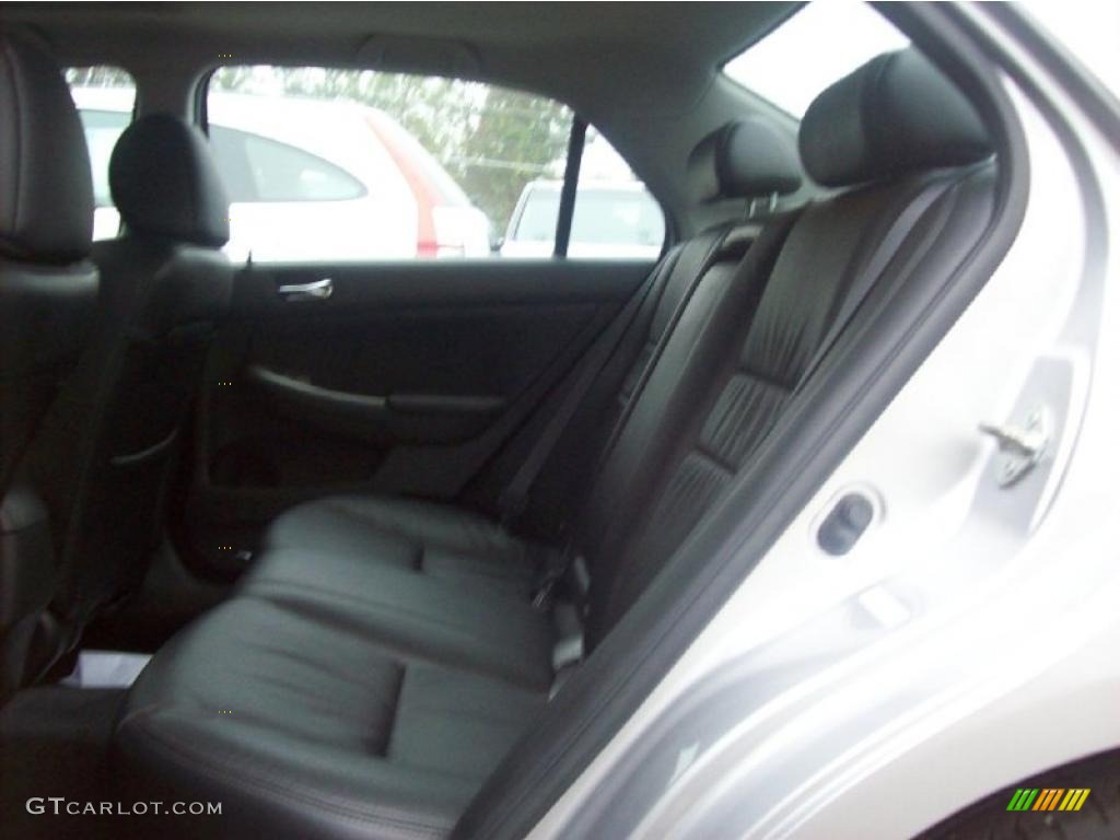 2007 Accord EX-L Sedan - Alabaster Silver Metallic / Black photo #13