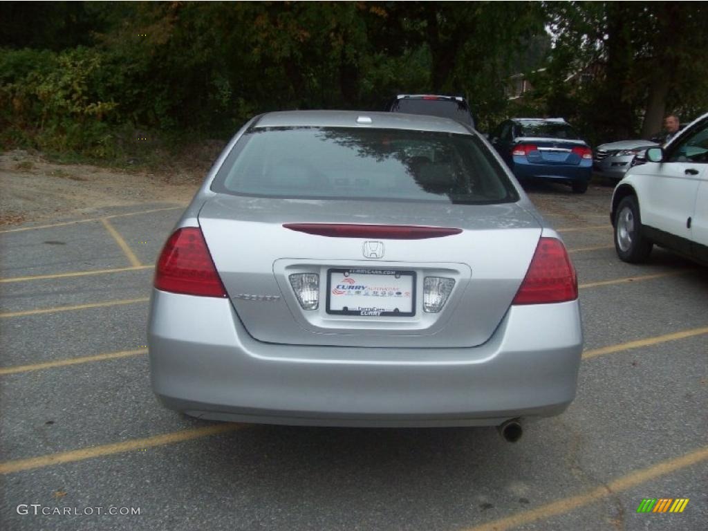 2007 Accord EX-L Sedan - Alabaster Silver Metallic / Black photo #23