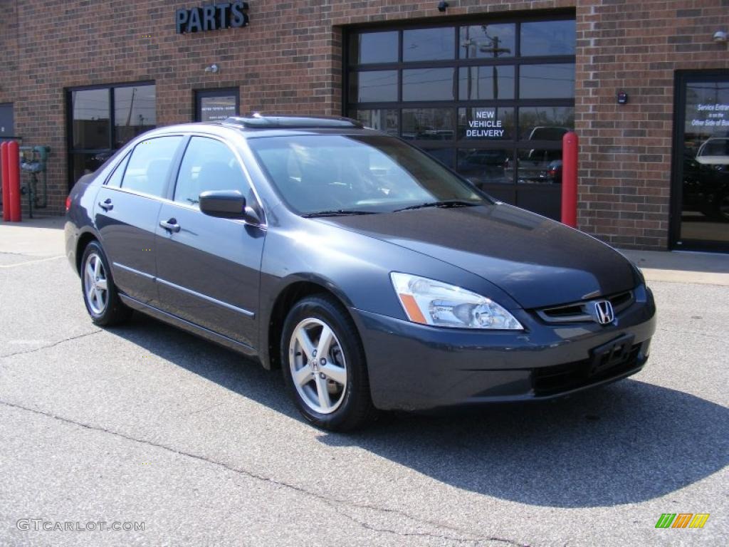 2003 Accord EX Sedan - Graphite Pearl / Gray photo #1