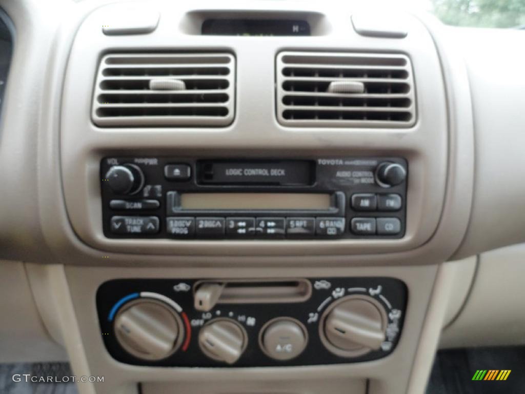 1999 Corolla VE - Satin Black Metallic / Pebble Beige photo #14