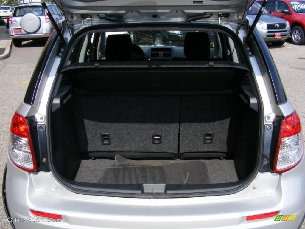 2007 SX4 AWD - Silky Silver Metallic / Black photo #26