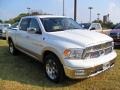 2011 Bright White Dodge Ram 1500 Laramie Crew Cab  photo #5