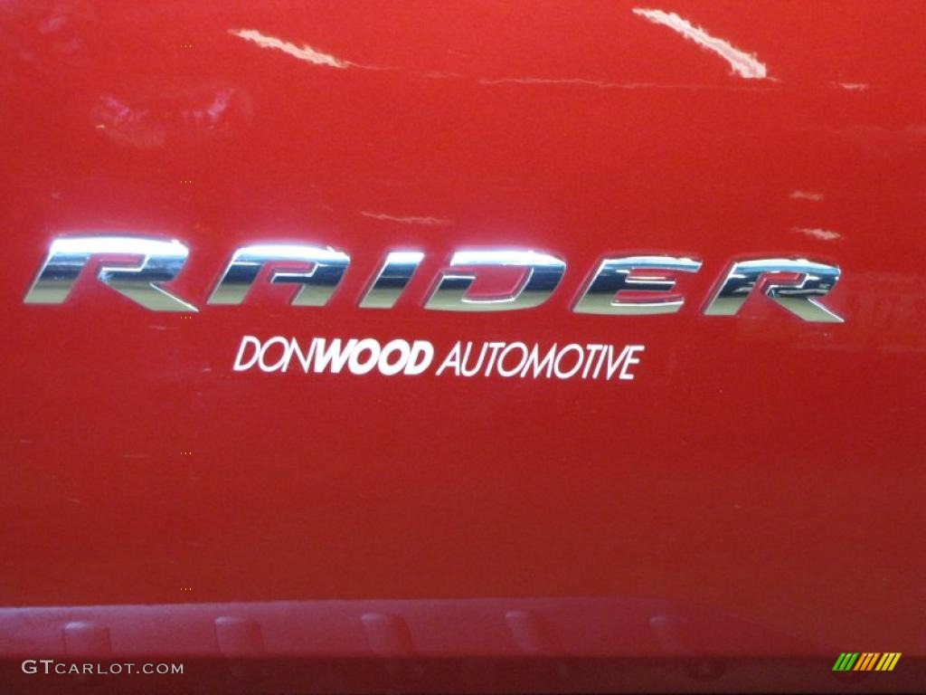 2008 Raider LS Double Cab 4WD - Lava Red Pearl / Slate photo #6