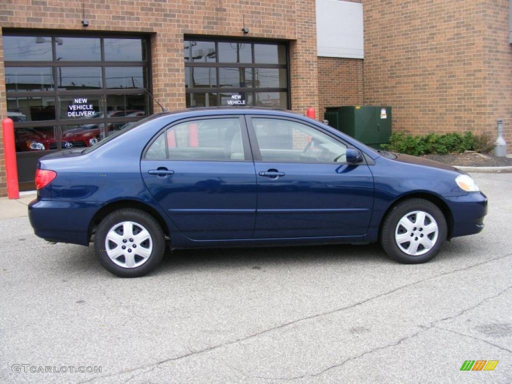 2006 Corolla LE - Indigo Ink Pearl / Stone photo #2