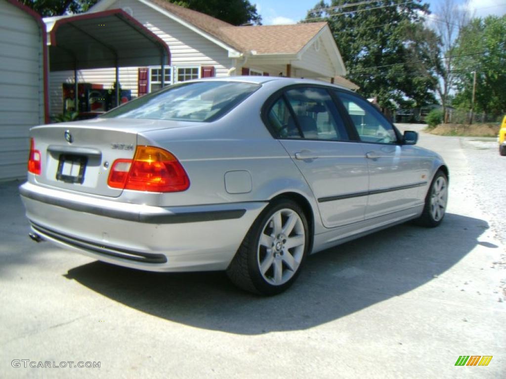 2001 3 Series 325i Sedan - Titanium Silver Metallic / Grey photo #5