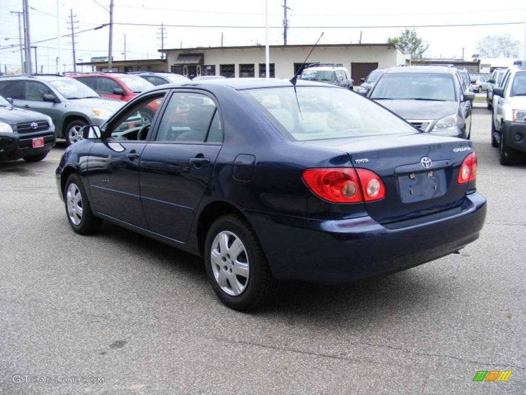 2006 Corolla LE - Indigo Ink Pearl / Stone photo #5