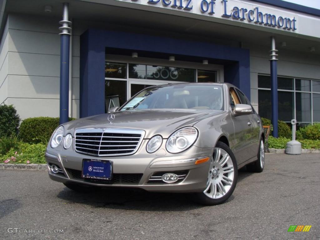 2008 E 350 4Matic Sedan - Pewter Metallic / Cashmere photo #1