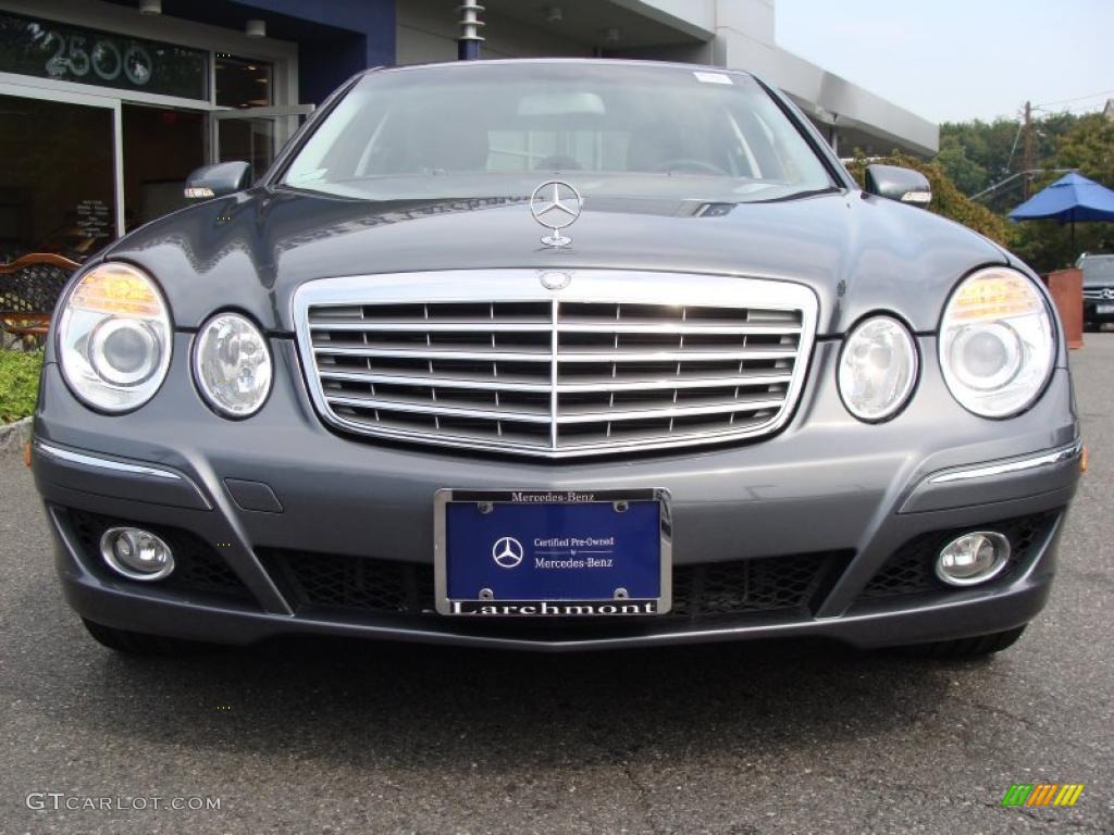 2008 E 350 Sedan - Flint Grey Metallic / Black photo #3