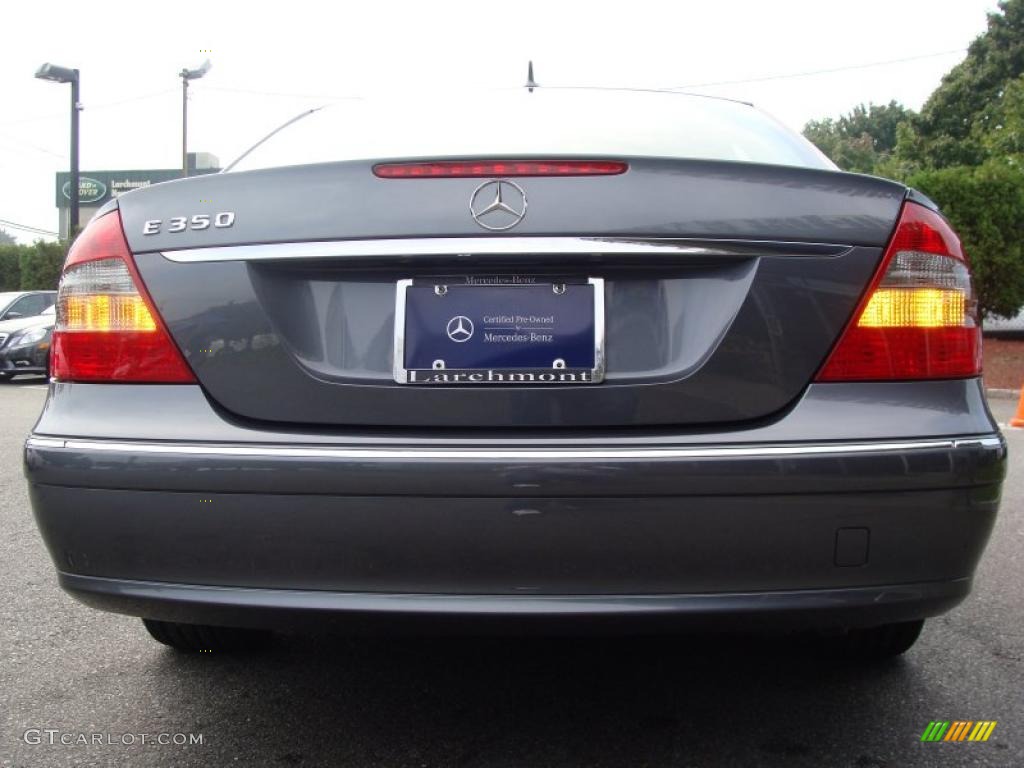 2008 E 350 Sedan - Flint Grey Metallic / Black photo #6