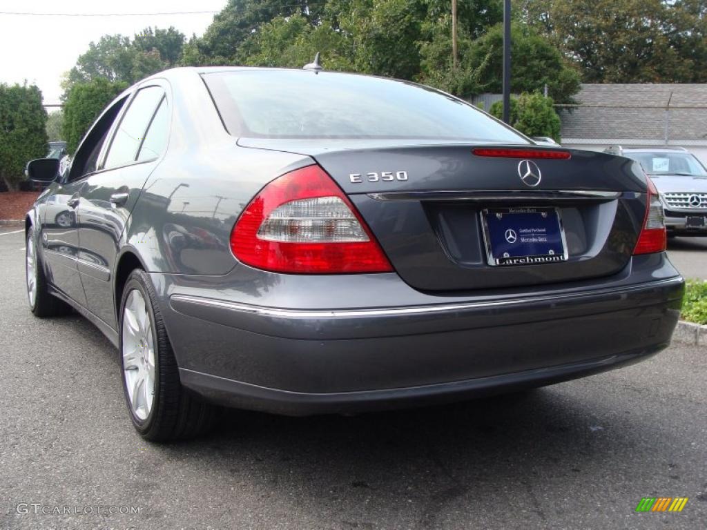 2008 E 350 Sedan - Flint Grey Metallic / Black photo #7