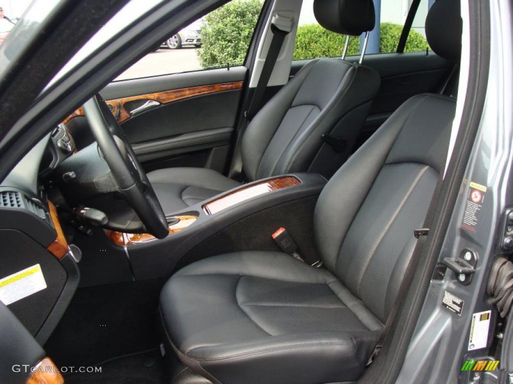2008 E 350 Sedan - Flint Grey Metallic / Black photo #16