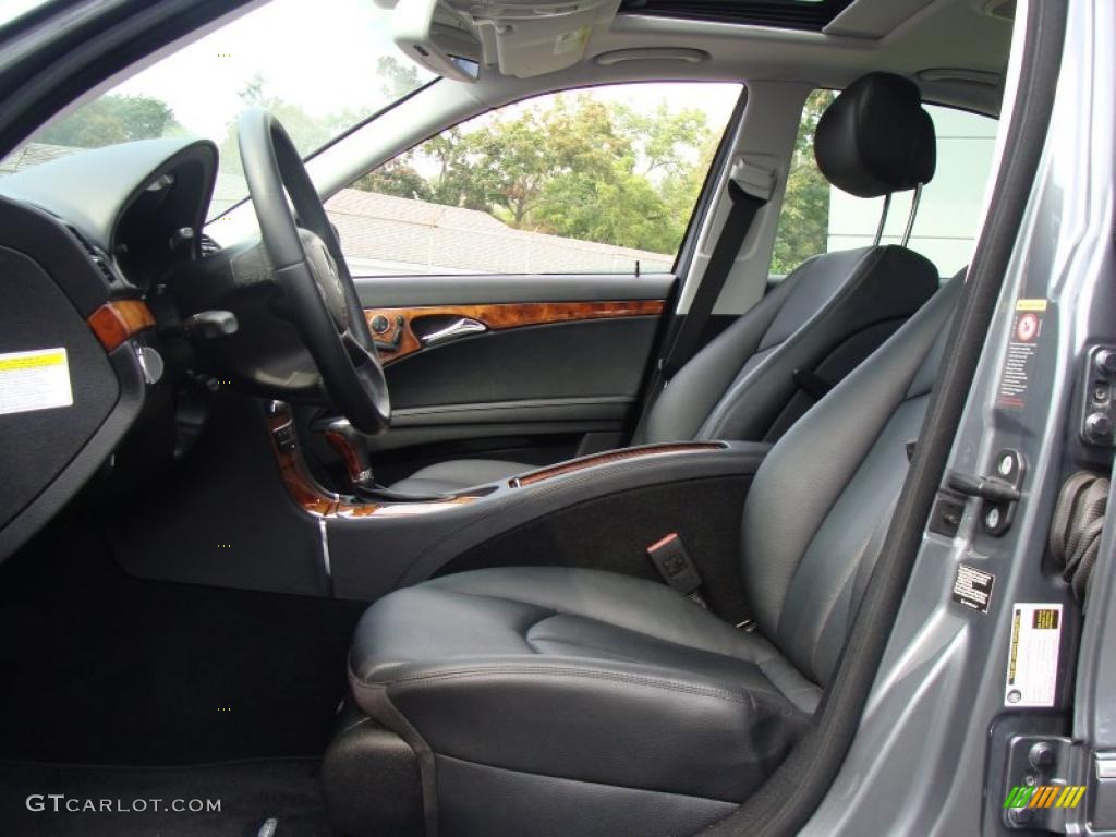 2008 E 350 Sedan - Flint Grey Metallic / Black photo #17