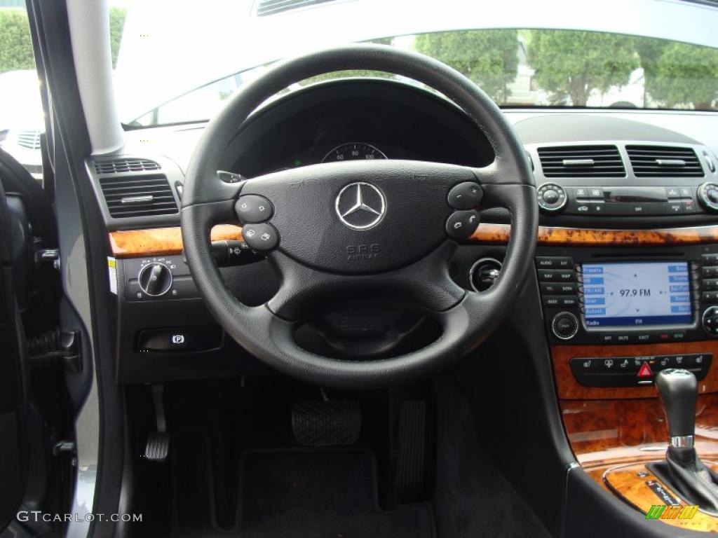 2008 E 350 Sedan - Flint Grey Metallic / Black photo #24