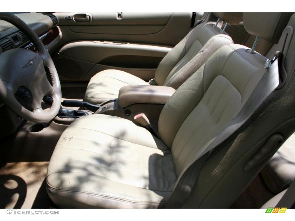 2003 Sebring LXi Convertible - Inferno Red Tinted Pearl / Taupe photo #41