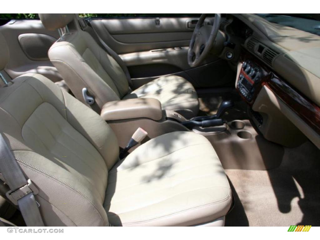 2003 Sebring LXi Convertible - Inferno Red Tinted Pearl / Taupe photo #42