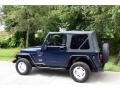 2002 Patriot Blue Pearl Jeep Wrangler Sport 4x4  photo #4